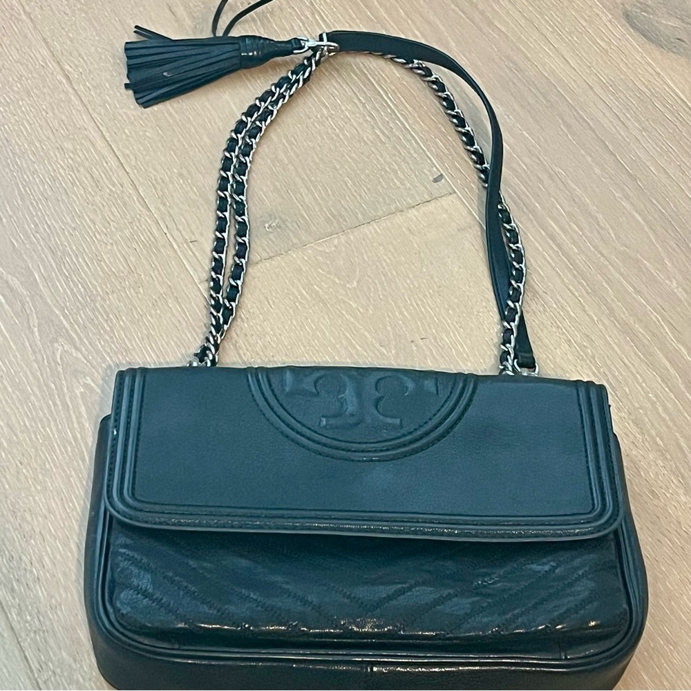 Tory Burch Black Leather Bag